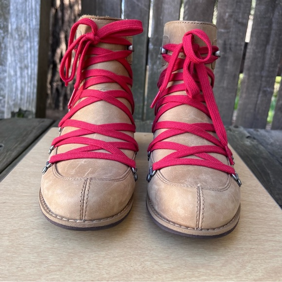 Merrell Wm’s Shiloh II Lace Up Leather Ankle Boot in Camel Sz 8 - Picture 6 of 15